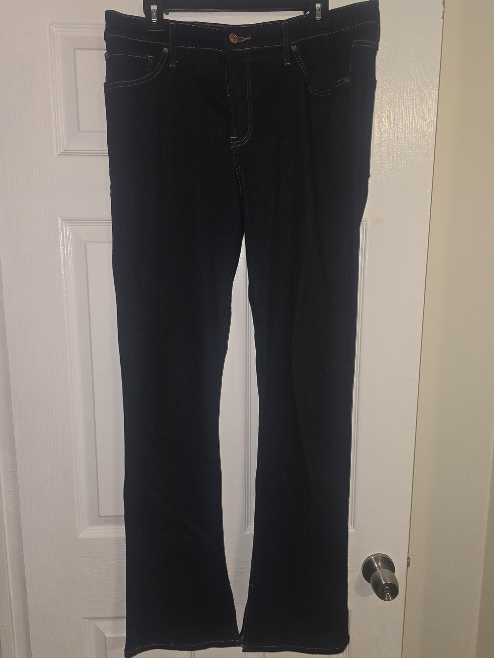 Express Women’s Dark Indigo Stretch Bootcut Jeans